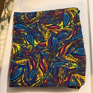 LuLaRoe Vibrant Multicolor Patterned Leggings
